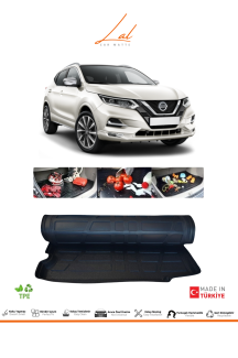 Nissan Qashqai 5 Koltuklu 3D Üst Kademe Bagaj Havuzu 2014-2021
