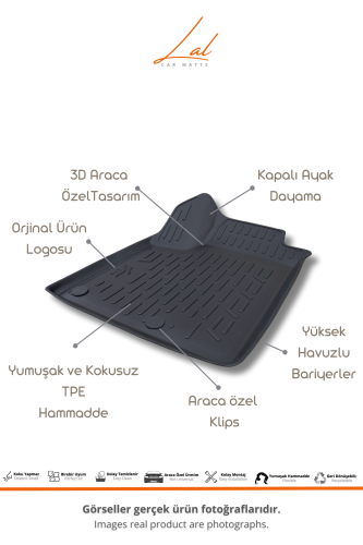 Nissan Qashqai Benzinli 3D Havuzlu Paspas 2022+ - 2