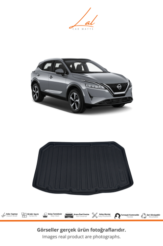 Nissan Qashqai 2021+ (Benzinli) 3D Havuzlu Paspas Alt Kademe Bagaj Havuzu Seti - 3