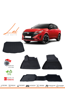 Nissan Qashqai E-Power 3D Havuzlu Paspas Alt Kademe Bagaj Havuzu Seti 2022+