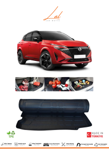 Nissan Qashqai Üst Kademe 3D Bagaj Havuzu 2022+