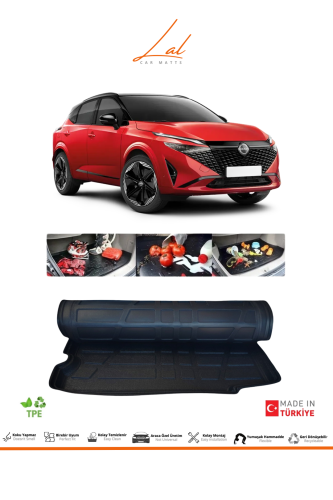 Nissan Qashqai Üst Kademe 3D Bagaj Havuzu 2022+ - 0