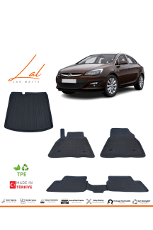 Opel Astra J Sedan 3D Havuzlu Paspas Bagaj Havuzu Seti 2012-2018