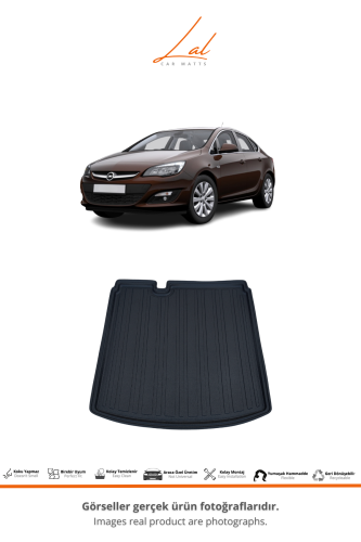 Opel Astra J Sedan 3D Havuzlu Paspas Bagaj Havuzu Seti 2012-2018 - 3