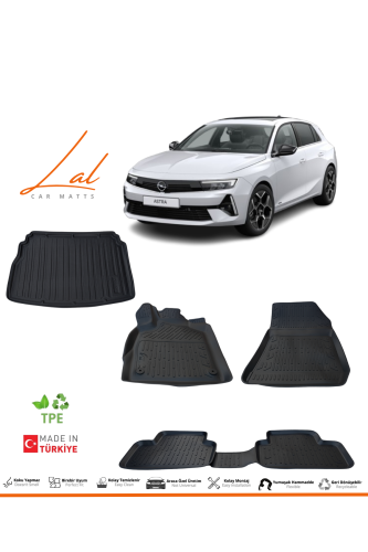 Opel Astra L 3D Havuzlu Paspas Üst Kademe Bagaj Havuzu Seti 2022+ - 0