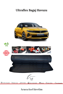 Opel Astra L 2022 Sonrası Alt Kademe 3D Bagaj Havuzu
