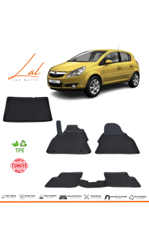 Opel Corsa D 3D Havuzlu Paspas Bagaj Havuzu Seti