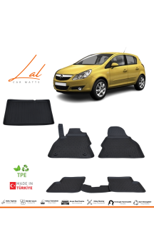Opel Corsa D 3D Havuzlu Paspas Bagaj Havuzu Seti 2007-2014
