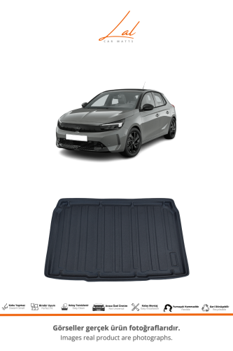 Opel Corsa Elektrikli 3D Havuzlu Paspas Bagaj Havuzu Seti 2019+ - 3