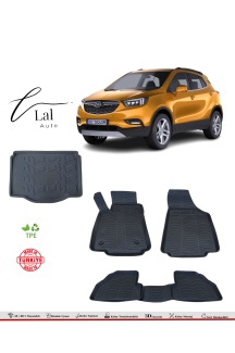 Opel Mokka 2012-2020 3D Havuzlu Paspas Bagaj Havuzu Seti