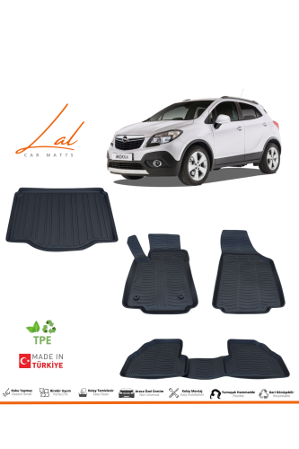 Opel Mokka 3D Havuzlu Paspas Bagaj Havuzu Seti 2012-2020 - 0