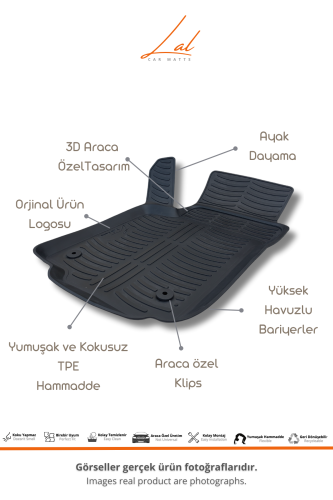 Opel Mokka 3D Havuzlu Paspas Bagaj Havuzu Seti 2012-2020 - 2