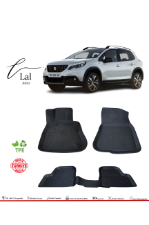 Peugeot 2008 2013-2019 3D Havuzlu Paspas