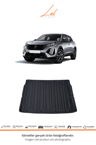 Peugeot 2008 3D Havuzlu Paspas Üst Kademe Bagaj Havuzu Seti 2019+ - 3