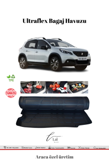 Peugeot 2008 Crossover 2013-2019 3D Bagaj Havuzu