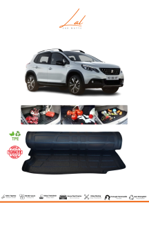 Peugeot 2008 Crossover 2013-2019 3D Bagaj Havuzu