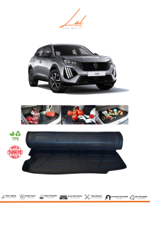 Peugeot 2008 Crossover 3D Üst Kademe Bagaj Havuzu