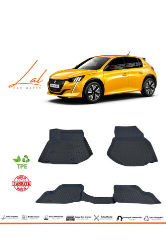 Peugeot 208 2020 Sonrası 3D Havuzlu Paspas - 0