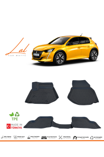 Peugeot 208 3D Havuzlu Paspas 2020+