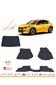 Peugeot 208 3D Havuzlu Paspas Bagaj Havuzu Seti 2020+