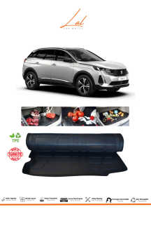 Peugeot 3008 Crossover 2017+ 3D Üst Kademe Bagaj Havuzu