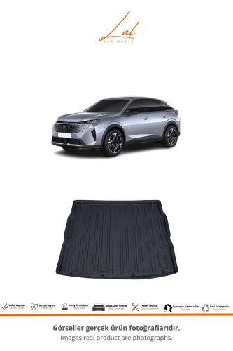 Peugeot 3008 Hybird 3D Havuzlu Paspas Alt Kademe Bagaj Havuzu Seti 2024+ - 3