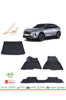 Peugeot 3008 Hybird 3D Havuzlu Paspas Üst Kademe Bagaj Havuzu Seti 2024+