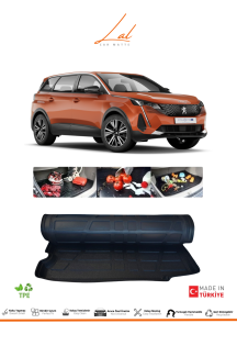 Peugeot 5008 Crossover 3D Bagaj Havuzu 2017+