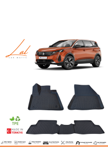 Peugeot 5008 Crossover 3D Havuzlu Paspas 2017+