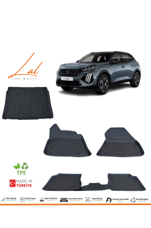 Peugeot E 2008 Elektrikli 3D Havuzlu Paspas Alt Kademe Bagaj Havuzu Seti 2022+