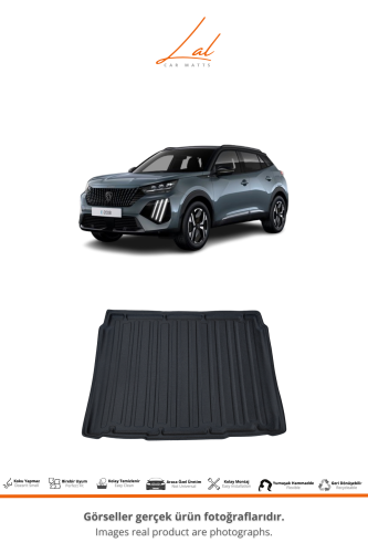 Peugeot E 2008 Elektrikli 3D Havuzlu Paspas Alt Kademe Bagaj Havuzu Seti 2022+ - 3