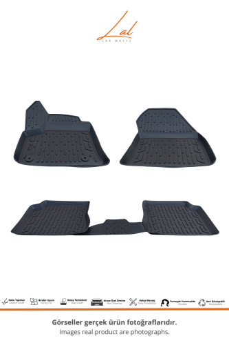 Peugeot E 2008 Elektrikli 3D Havuzlu Paspas Üst Kademe Bagaj Havuzu Seti 2022+ - 1