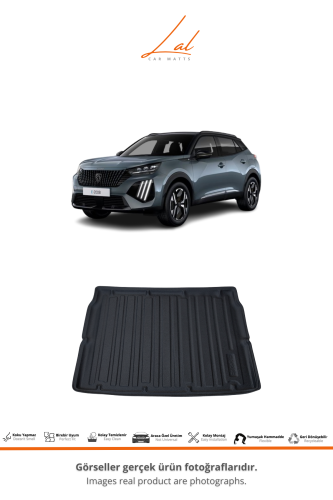 Peugeot E 2008 Elektrikli 3D Havuzlu Paspas Üst Kademe Bagaj Havuzu Seti 2022+ - 3