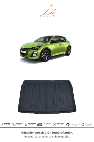 Peugeot E 208 Elektrikli 3D Havuzlu Paspas Bagaj Havuzu Seti 2022+ - 3