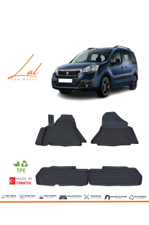 Peugeot Partner Tepee 3D Havuzlu Paspas 2008-2019