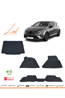 Renault Clio 5 3D Havuzlu Paspas Bagaj Havuzu Seti 2019+