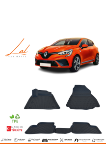 Renault Clio 5 3D Havuzlu Paspas 2019+