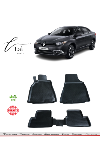 Renault Fluence 2009 Sonrası 3D Havuzlu Paspas - 0