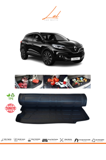 Renault Kadjar 2015 Sonrası 3D Bagaj Havuzu