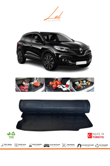 Renault Kadjar 2015 Sonrası 3D Bagaj Havuzu