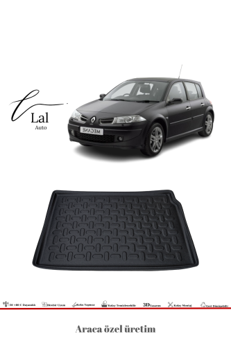 Renault Megane 2 Hatchback 2004-2009 3D Bagaj Havuzu - 1