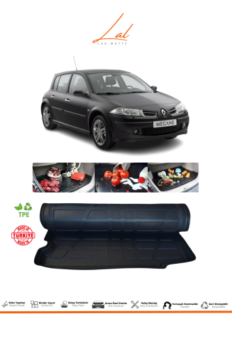 Renault Megane 2 Hatchback 2004-2009 3D Bagaj Havuzu - 0