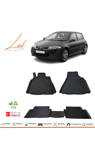 Renault Megane 2 Hatchback 3D Havuzlu Paspas 2002-2009 - 0
