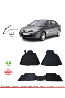 Renault Megane 2 Sedan 3D Havuzlu Paspas