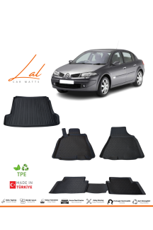 Renault Megane 2 Sedan 3D Havuzlu Paspas Bagaj Havuzu Seti 2002-2009