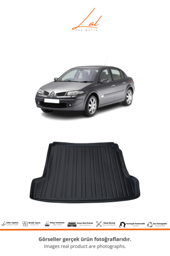 Renault Megane 2 Sedan 3D Havuzlu Paspas Bagaj Havuzu Seti 2002-2009 - 3