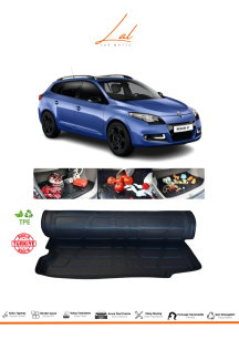 Renault Megane 3 Sporttourer 2009-2015 3D Bagaj Havuzu