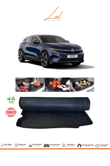 Renault Megane E-Tech 2023+ 3D Bagaj Havuzu