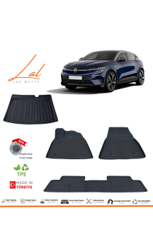Renault Megane E Tech 3D Havuzlu Paspas Bagaj Havuzu Seti 2023+