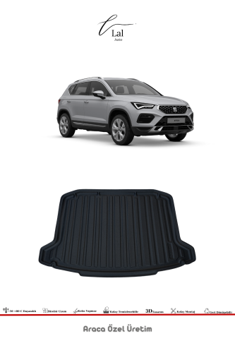 Seat Ateca 4*2 2017+ 3D Havuzlu Paspas Bagaj Havuzu Seti - 3